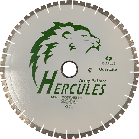 Dia Plus Hercules Bridge Saw Blade for Quartzite, Hard Stones, and Miter Cuts QDPH2018-3 Dia Plus 18" Blade