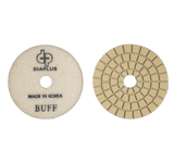 Dia Plus Premium Wet Diamond Polishing Pad for Granite, Marble, Natural Stone, and Concrete PDP3BW Dia Plus 3" White Buff