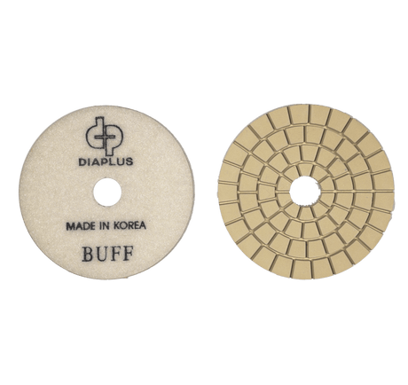Dia Plus Premium Wet Diamond Polishing Pad for Granite, Marble, Natural Stone, and Concrete PDP3BW Dia Plus 3" White Buff