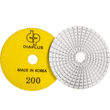 Dia Plus White Pads for Engineered Stone, Quartz, and Light Marbles DPES40200 Dia Plus 200 4
