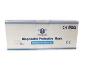 Disposable Protective Face Mask 50 Qty - Diamond Tool Store