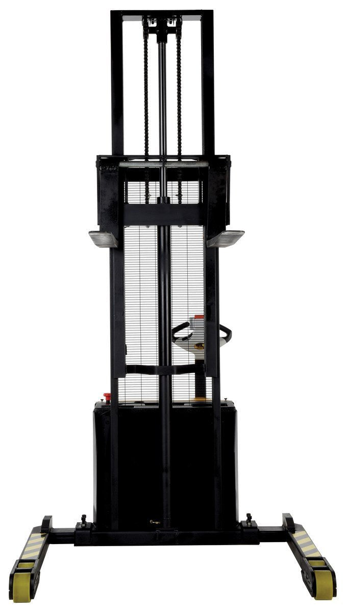 Double Mast Stackers with Powered Drive and Powered Lift - Vestil