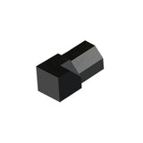 DPDAE 100 ALU Anodized Black DPDAE 100-SW-YI/2 Dural Internal Corner - 2pcs