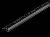 DPDAE 100 ALU Anodized Black DPDAE 100-SW/250-94 Dural Black-mat Anodised Profile - 94"