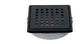 Dural Single Point Shower Drains & Cover DC-BLACK-4 Dural Matte Black
