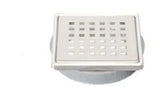 Dural Single Point Shower Drains & Cover DC-WHITE-4 Dural Matte White