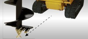 Digga Mini Loader Extension Mount for 1DSS-4DDS Auger Drives Digga
