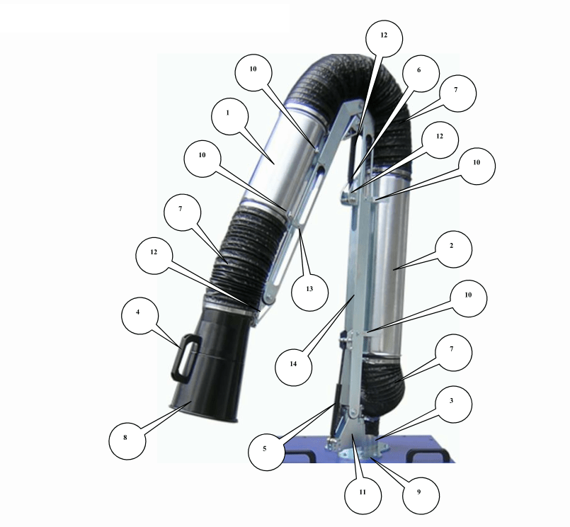 Dry Dust Collection Attachment For Wet and Dry Dust Collectors - Weha