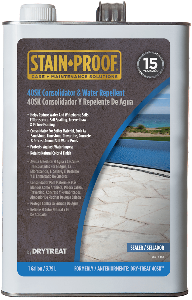 Dry Treat 40SK (Stain-Proof 40SK Consolidator & Water Repellent Sealer) - Dry Treat