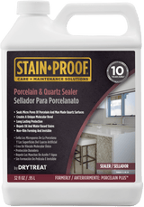 Dry-Treat Stain Proof Porcelain Plus Premium Porcelain and Quartz Sealer Dry Treat