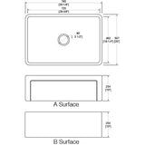 DSE-BGFCA3020 Dakota Signature Fire Clay Apron Front 30″x20” Dakota Sinks