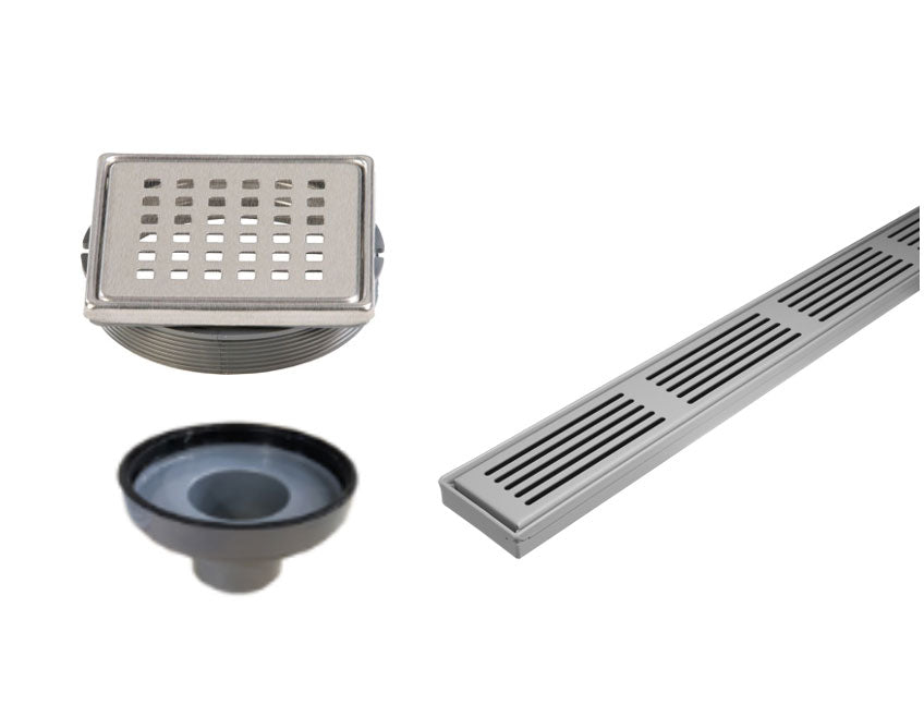 Dural Single Point And Linear Shower Drains - Dural