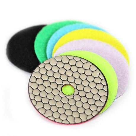 EA Dry Polishing Pads 4 DP HEX 50 Diamond Tool Store 50