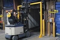 Economical Overhead Door Warning Barriers Vestil