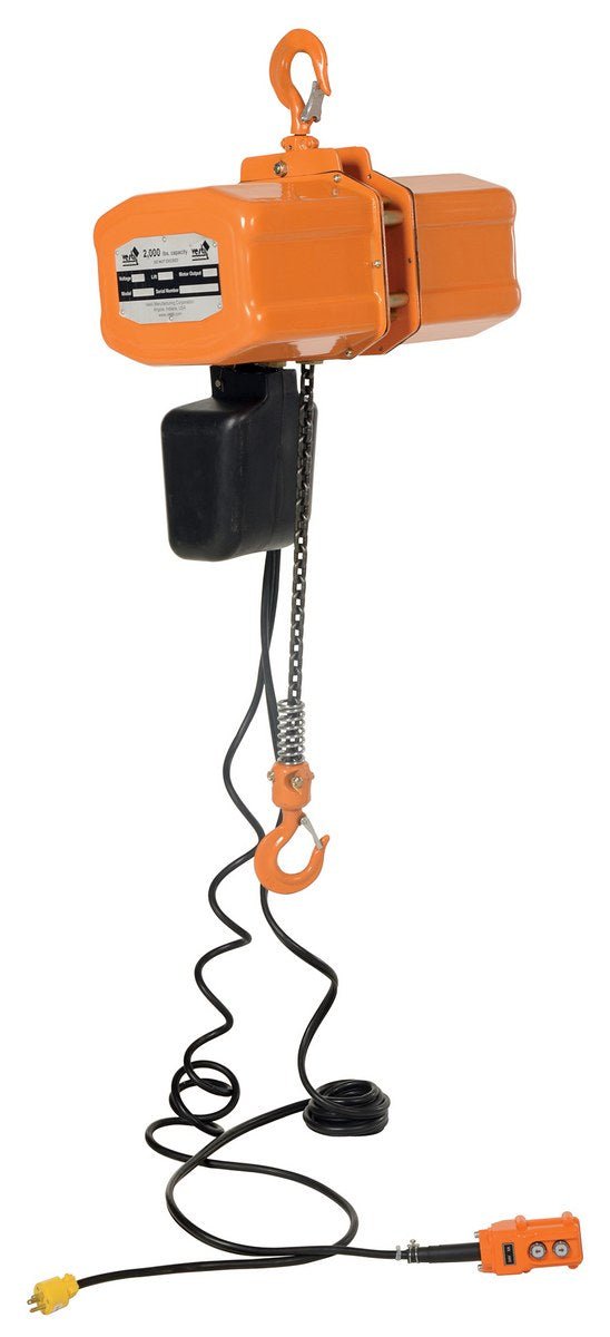 Economy Chain Hoists with Chain Container - Vestil