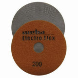 Electro Flex Marble Electroplated Diamond Polishing Pads 11462 Weha 4" 200 Grit
