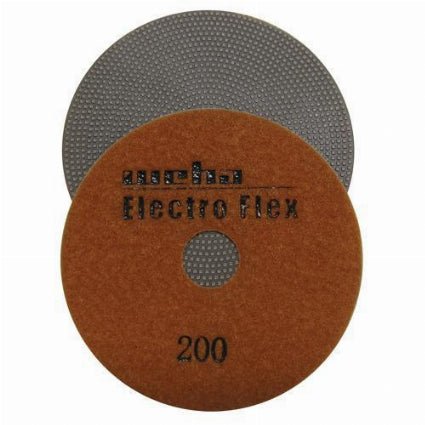 Electro Flex Marble Electroplated Diamond Polishing Pads 11462 Weha 4" 200 Grit