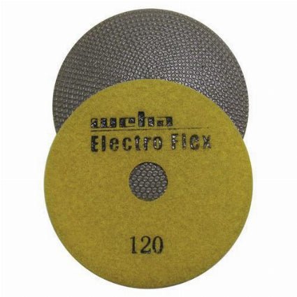 Electro Flex Marble Electroplated Diamond Polishing Pads 11461 Weha 4" 120 Grit