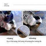 Electroplated Duo Blade with Flange Diamond Tool Store