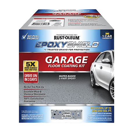 Epoxyshield Garage Floor Coating - 2.5 Gallon Kit Rust-Oleum