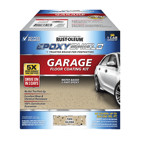 Epoxyshield Garage Floor Coating - 2.5 Gallon Kit Rust-Oleum