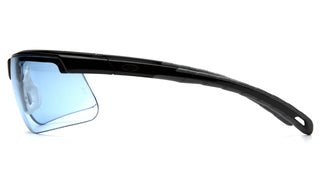Ever-Lite Infinity Blue Anti-Fog Lens Safety Glasses with Black Frame - Pyramex