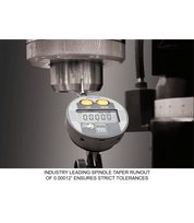 EVS-949 Mill with 2-Axis ACU-RITE 203 DRO and Servo X, Y, Z-Axis Powerfeeds - Jet