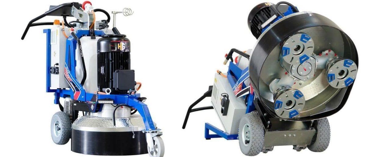 EXP 750 RX/AT Large Concrete Grinder HGE750RX Hypergrinder EXP 750 - Remote Control