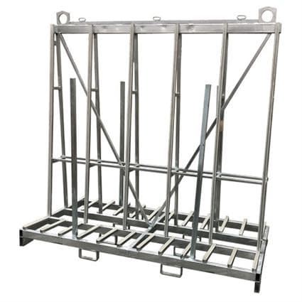 Extra Tall A Frame Double Sided Transport Cart 92" X 43" X 94" - Weha