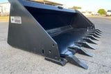 Extreme Duty Skid-Steer Buckets XD-72T Star Industries with Teeth 72” X 24” X 34”