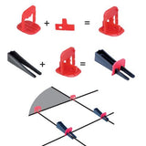 EZ Wedge Leveling System EZWEDGELV Alpha Tools Wedge - 130 Pieces