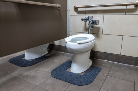 Facility Armor, A-Tac Urinal Mat AMC2322 A-Tac Mat 23" x 22" Commode (Pack of 6)