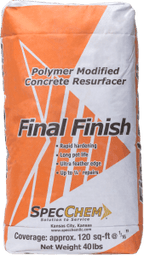 Final Finish Rapid-Hardening, Polymer-Modified Concrete Resurfacer - POS ONLY SpecChem