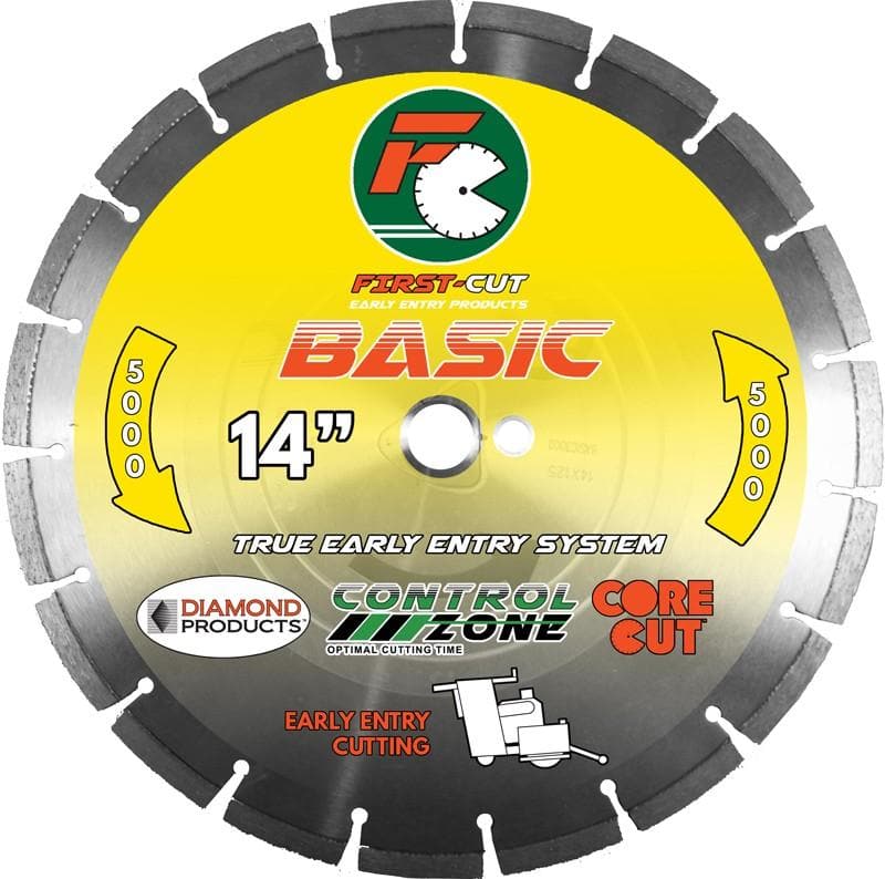 First-Cut BASIC Early Entry Blades Diamond Products