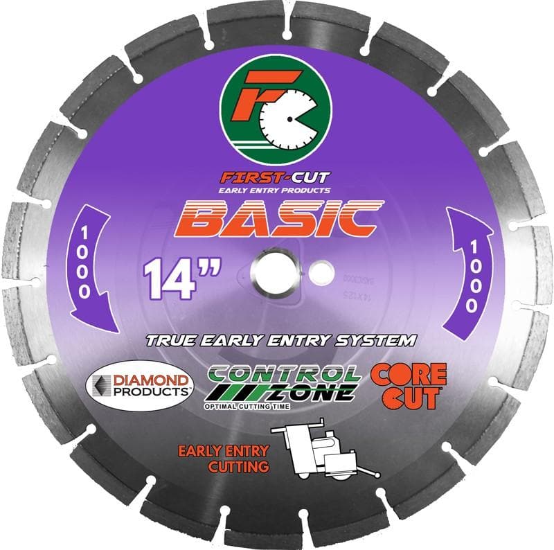 First-Cut BASIC Early Entry Blades Diamond Products