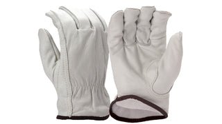 Fleece Lined Cowhide Leather Driver Gloves - Box Of 12 - Pyramex