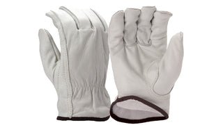 Fleece Lined Cowhide Leather Driver Gloves - Box Of 12 Pyramex