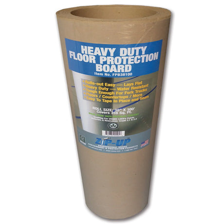 Floor Protection Board - 100 foot roll Zip-Up