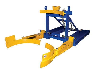 Fork Mounted Poly Drum Handlers FPDL-8-L Vestil Bottom Grip