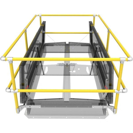 Four-Sided Smoke Vent Safety Railing Babcock-Davis