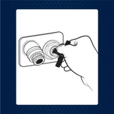 Four Way Sillcock Key - Case of 6 Superior Tool