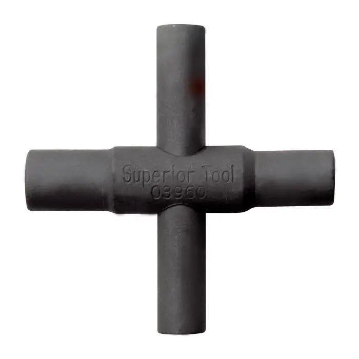 Four Way Sillcock Key - Case of 6 Superior Tool