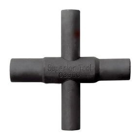 Four Way Sillcock Key - Case of 6 Superior Tool