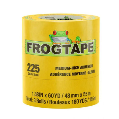 FrogTape® 225 Gold Performance Grade Moderate Temperature, Medium-High Adhesion Masking Tape Frog Tape