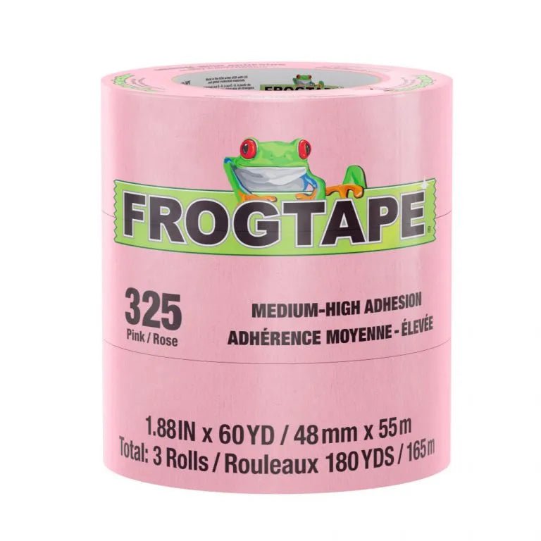 FrogTape® 325 Pink Performance Grade High Temperature, Medium-High Adhesion Masking Tape - Frog Tape