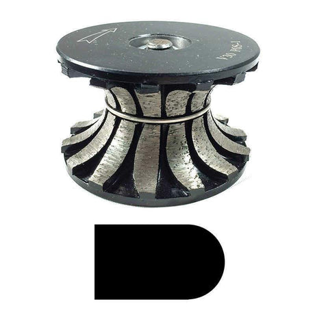 Full Bull Nose - Amigo Router Bit AMI-RB-FULLBULLNOSE-1 Amigo Machines 3/4" (20) P 1 - Coarse