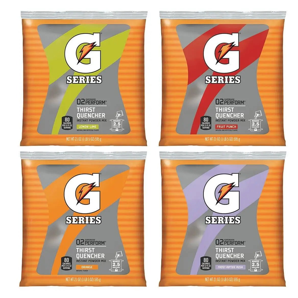 Gatorade® G Series, 21 oz, Thirst Quencher Instant Powders - 32 per Order - Gatorade