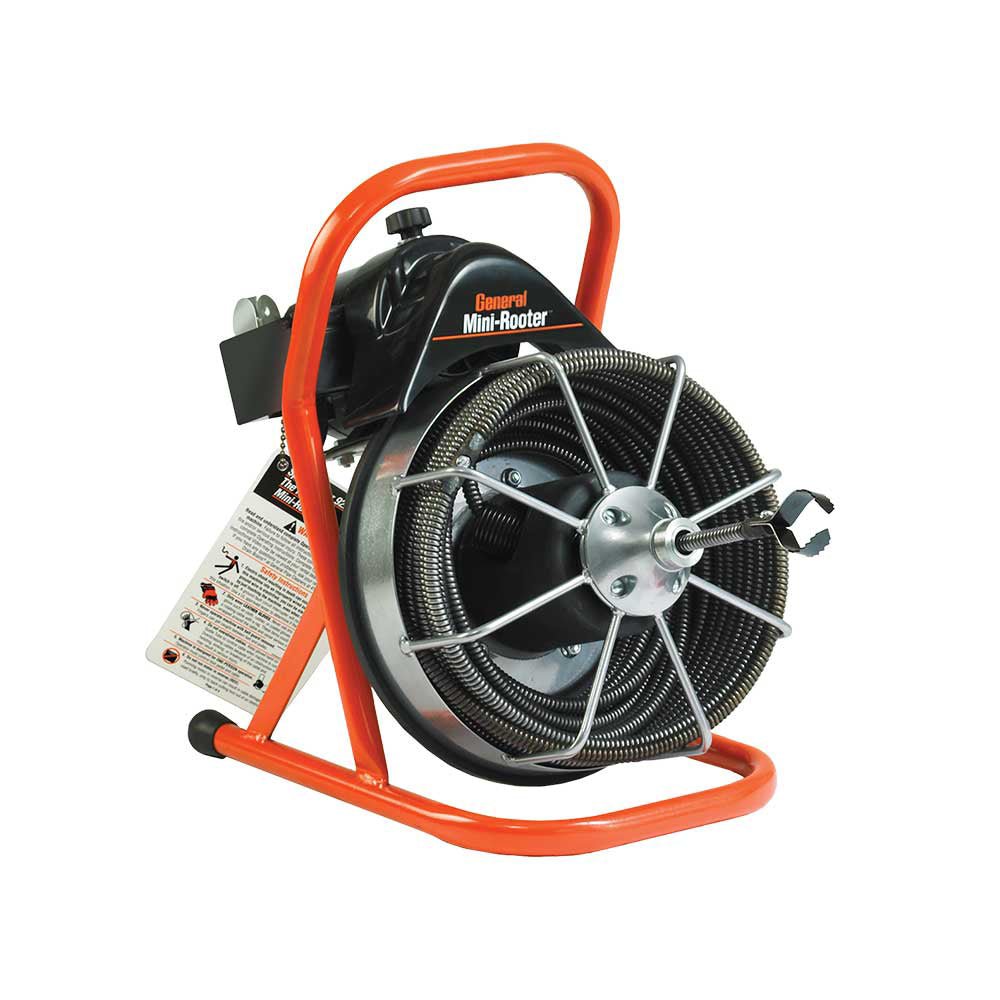 General Pipe Cleaners Mini rooter 50Ft. X 1/2In. Cable MRCS