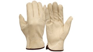 Grain Pigskin Leather Driver Gloves - Box of 12 - Pyramex