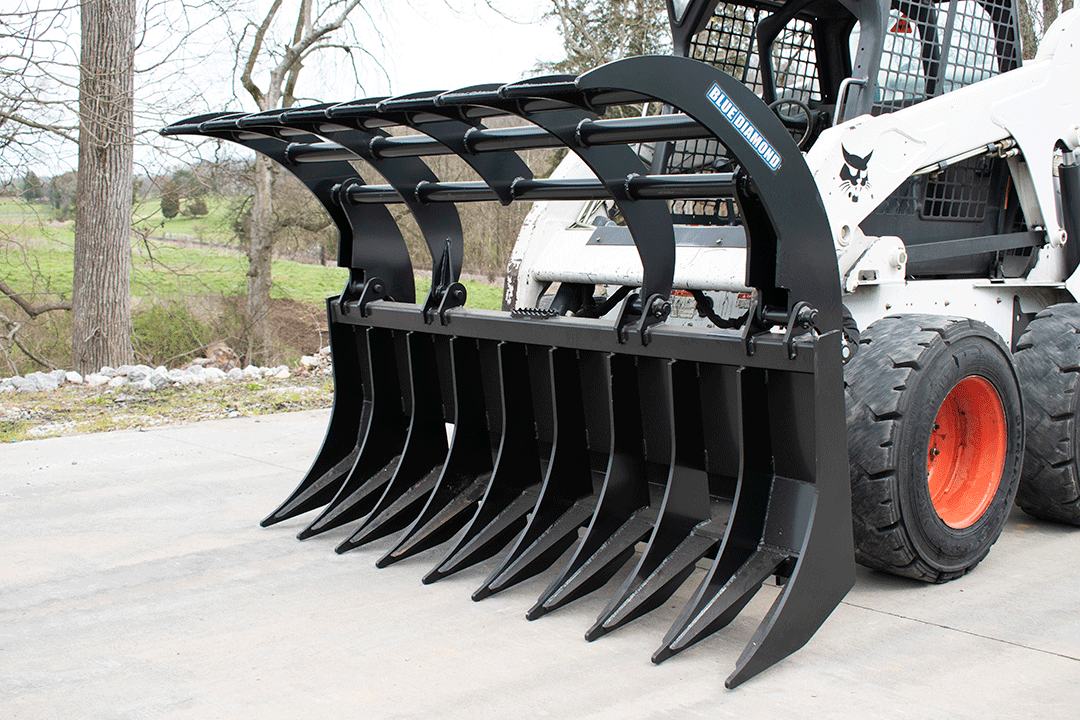 Grapple Rake – Heavy Duty | Grappling Rake | Skid Steer Grapple Rake ...